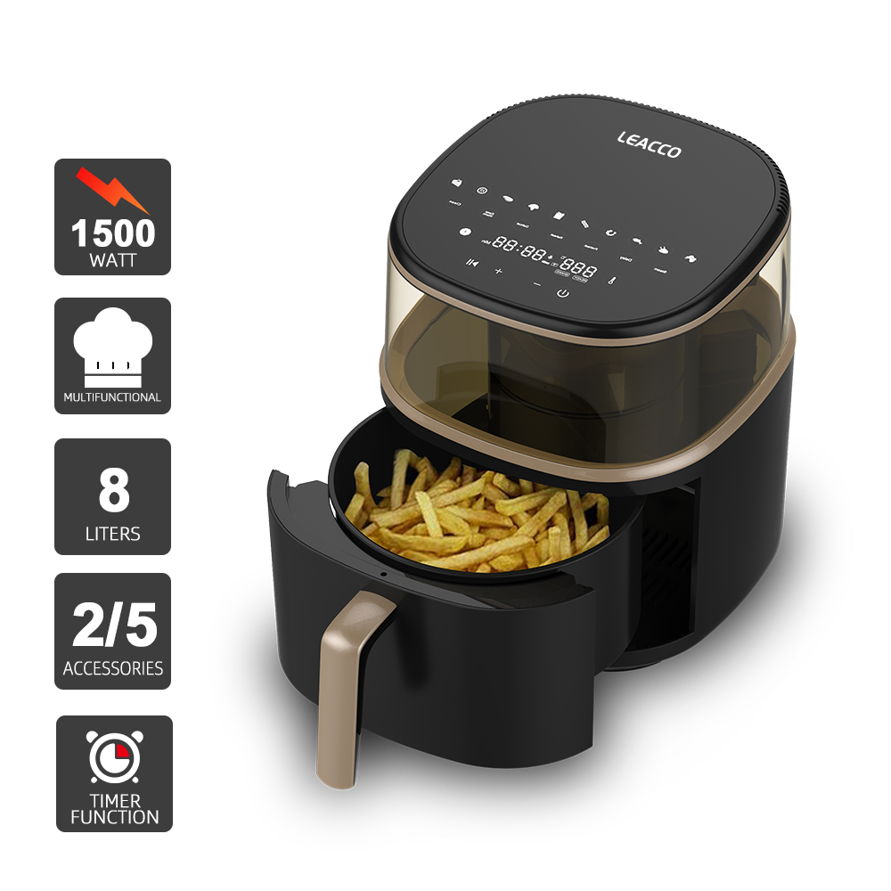 Leacco 8L Steam Air Fryer AF017