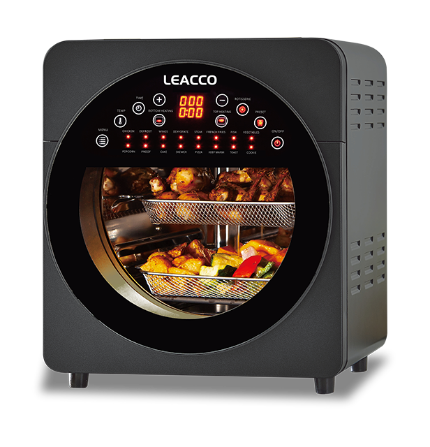 Leacco 14L Smart Digital 16 Presets Function 2 in 1 Oven Air Fryer AF016